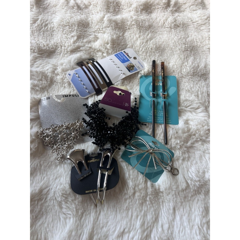 Y2K Hair accessories Scrunchie Clips And Sticks Vintage Styling Clips
